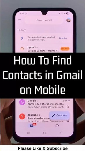 How to Find Contacts In Gmail on Mobile - iPhone & Android