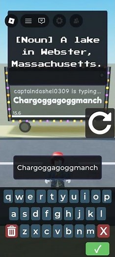Spelling Chargoggagoggmanchauggagoggchaubunagungamaugg in Roblox Spelling bee with EaSe