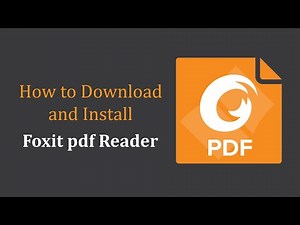 How to download and install Foxit PDF Reader on Windows 7/8/10.