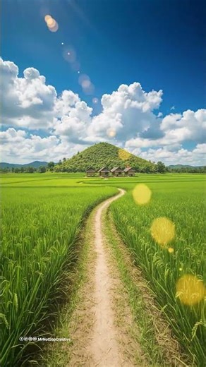 The Path to Peace 🌾 | Cinematic Countryside Animation in 4K | Soothing Nature Aesthetic