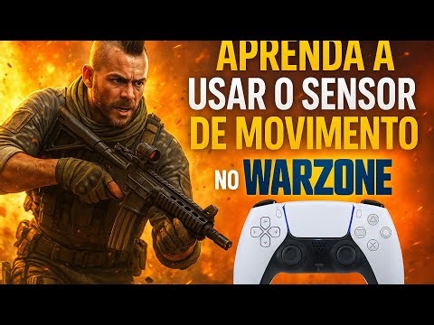 Usando o sensor de movimento do warzone no PlayStation 5