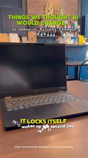 Timothy Tiah on Instagram: "How AI is even changing the way laptops are made now. Old laptops? Built for speed, storage, battery life. This one? Literally redesigned around AI. Dedicated AI chip inside. Touchpad that glows when AI is working. Reports summarized in seconds. Background cleaned up on video calls. Locks itself when you leave for kopi. And it all runs seamlessly on Windows 11 faster, safer, smoother. Under 1kg. Up to 14 hours battery. Every port you’ll ever need. This isn’t just a la