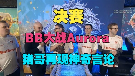 【决赛】BB大战Aurora，猪哥懂得太多了，再现神奇言论