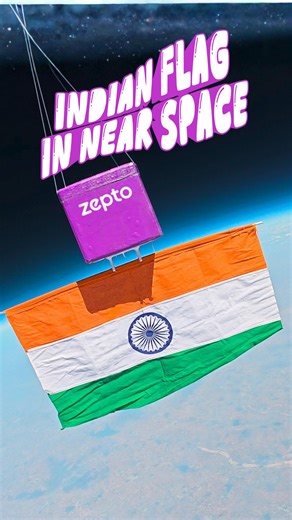 ZIKI on Instagram: "Happy Republic Day!🇮🇳 We successfully conducted the World’s highest recorded Flag Unfurl in stratosphere with an Indian Flag!🇮🇳 The team: @melroy_saldanha @shooaaibb @manish.edassery Workspace: @ktech.workspace [ Zikiguy, India, Republic day, Indian flag, Highest Indian flag hoist, Highest flag unfurl, Weather balloon, stratosphere, Near space ]"