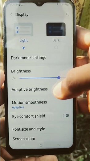 How to change screen time out settings in Samsung Galaxy M14 Smartphone
