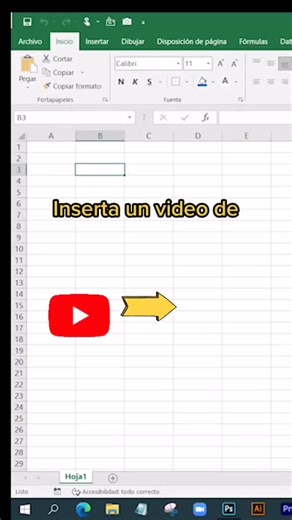 Como insertar jn video en excel #excelaunclik