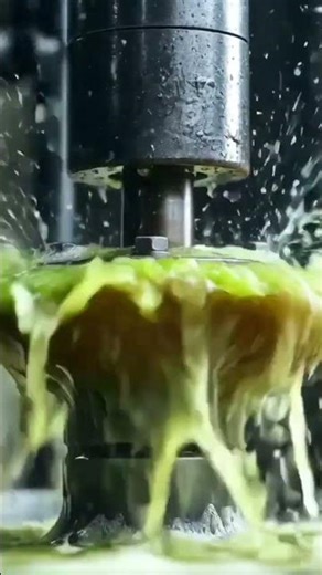 Hydraulic Press vs Kiwi 🥝💥 1000FPS Macro Crush