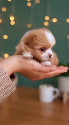 Tiny Puppy in Your Hand 😱🐶 — Cutest Thing You’ll See Today!