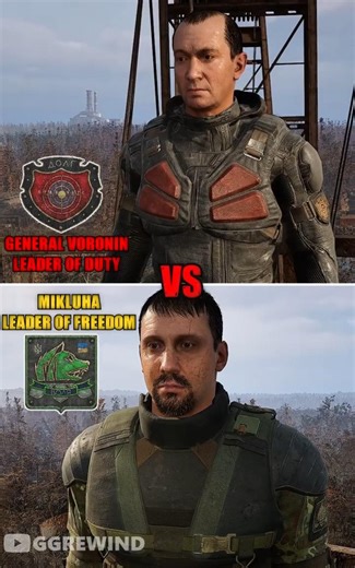 ☢️ STALKER 2: Duty Leader vs Freedom Leader 🏆 Who’s Stronger? (Close Combat) #Shorts #Stalker2