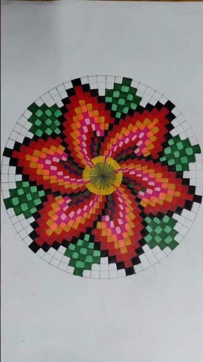 How to Draw - Geometrical Chart || Geometrical Patterns || Easy Mathematical Drawing || Mandala Art