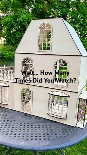 Luxury Barbie Dollhouse Assembly 🏡 | DIY 1:6 Wooden Dollhouse in 7 Seconds #dollhouse #diy