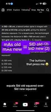I'll work through this x-ray problem using direct square law & explain why the answer isn't correct.