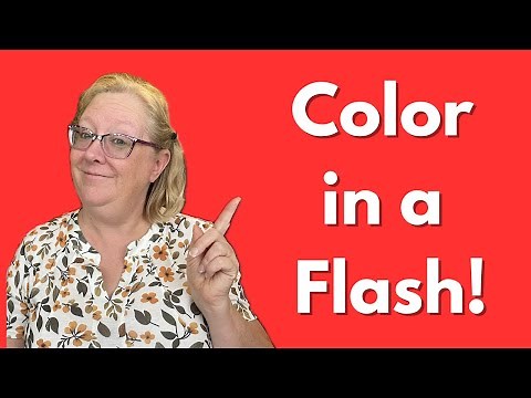 The FASTEST Way to Color Embossed Designs!