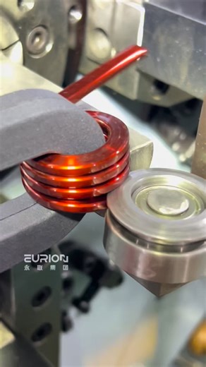 Ritter US on Instagram: "Common mode inductor windings — formed with precision. This reel shows the flat copper wire winding process for common mode inductors, produced on an automatic winding machine by Eurion Industrial Group. Common mode inductors are essential in: • EV power electronics • Solar inverters & energy storage • SMPS and EMI filtering • Industrial power systems Why flat copper wire instead of round wire? ✔ Lower DCR ✔ Higher fill factor ✔ Better heat dissipation ✔ Stable performan