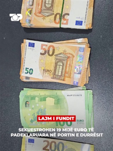 Mbrëmjen e djeshme, gjatë kontrolleve të ushtruara në dalje të territorit të Republikës së Shqipërisë, përpara imbarkimit në linjën Durrës-Bari, shërbimet doganore konstatuan dhe sekuestruan një shumë prej 19,000 eurosh të padeklaruara. Rasti është referuar pranë organeve kompetente për veprime të mëtejshme ligjore, ndërsa kontrollet në terren vijojnë pa ndërprerje, me qëllim garantimin e zbatimit të plotë të legjislacionit doganor dhe luftën ndaj çdo tentative abuzive në kufi.