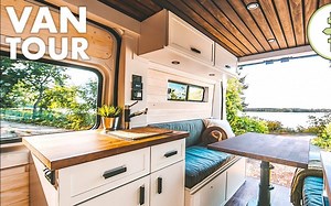 令人眼前一亮，道奇RAM Promaster改装VanLife房车【国外Van Life改造VLOG 32】 | AoneLife