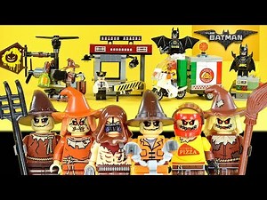 LEGO Batman Scarecrow Special Delivery & Fearful Face-off Set Scarecrow Minifigure Collection
