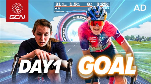 20K views · 160 reactions | We challenged GCN's Naomi and friend Roosa to jump into the world of indoor cycling and get ready for a Zwift race in just 30 days! Starting from complete beginners, they learn everything from bike setup and training plans to dealing with heat training and pushing themselves to the absolute limit. Watch their full journey to see if they make it to the start line and how they fare against the competition! | Global Cycling Network | Facebook