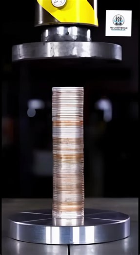 Hydraulic Press vs Coins and Old Nokias: A Satisfying Showdown