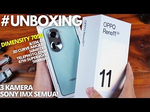 Smartphone PERTAMA OPPO Tahun 2024!🔥 UNBOXING Oppo Reno 11 5G Indonesia, Awal Tahun Langsung NGEGAS!