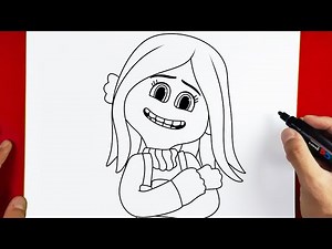 How to Draw Ruby Gillman TEENAGE KRAKEN