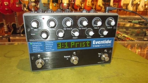 2022 Eventide Time Factor Dual Delay Blue and Black | Reverb