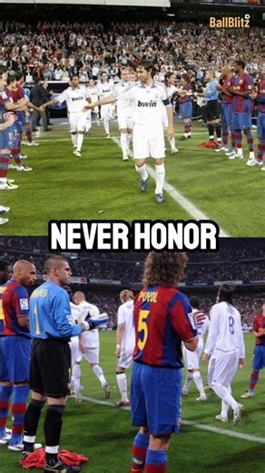 Why Madrid have never given Barcelona a guard of honor EVER!😳😰