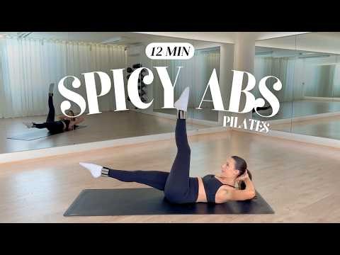 12 MIN ABS PILATES WORKOUT | Build Strong, Defined Abs (Optional Ankle Weights)
