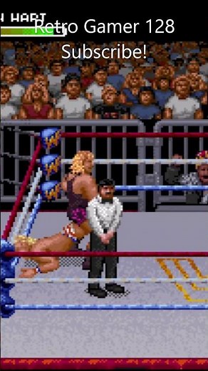 WWF RAW SNES Owen Hart Sharpshooter