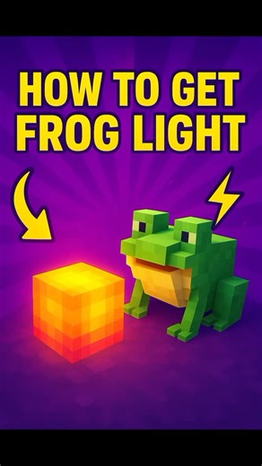 MythicGamersUS | Did you know that frogs can EAT magma cubes in Minecraft? 🐸🔥 This secret Nether mechanic creates glowing Frog Lights — and each color has... | Instagram