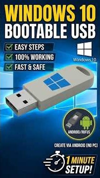 Make/Create a Windows Bootable USB on Android Phone