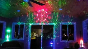 Disco Licht, 100 W DiscolichtPartylicht, Bienenauge, UV-Blitzlicht, 14 Kanal DMX mit Sprachsteuerung, Fernbedienung, geeignet für Hochzeit, Geburtstagsfeier, Halloween, Bar Event