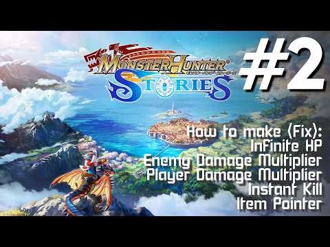 MONSTER HUNTER STORIES Gameplay + CHEAT ENGINE | FIX Battle Cheat [#2]