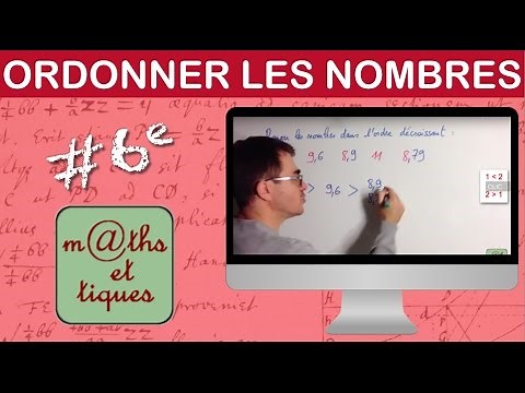 Ordering Decimal Numbers - Sixth Grade
