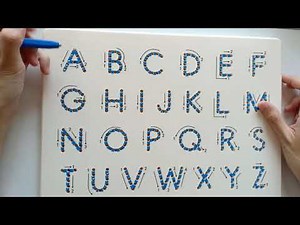 Magnetic Tablet and Stylus | Learn to Write Capital Letters ABC