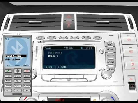 Ford Navigation System Travelpilot FX Mobile Phone Connection