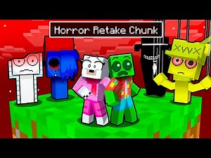 One Slime on a HORROR SPRUNKI RETAKE CHUNK in Minecraft!