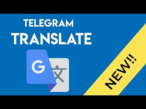 Translate Text Chats inside Telegram - NEW!!