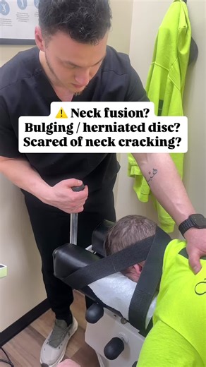 Neck pain with nerve symptoms? Disc bulge? Plates or screws in your cervical spine? There’s another option. The Cox Cervical Distraction Technique is a gentle, research-based decompression method designed to reduce pressure on irritated nerves and discs — without aggressive twisting or high-force manipulation. ✔️ Helps decrease nerve irritation ✔️ Reduces disc pressure ✔️ Safe for many post-surgical patients ✔️ Ideal for those who are anxious about “cracking” If you’ve been told you have a disc 