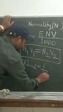 #conversion of 1Normal Solution into N/10,N/100,N/1000