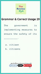 3.7K views · 40 reactions | #civilserviceexam2025 #civilserviceexam #civilserviceexamreviewer #civilservice #csc #nonfollowersviewers #nonfollowersandviewers #grammar #education | The Review Hub | Facebook
