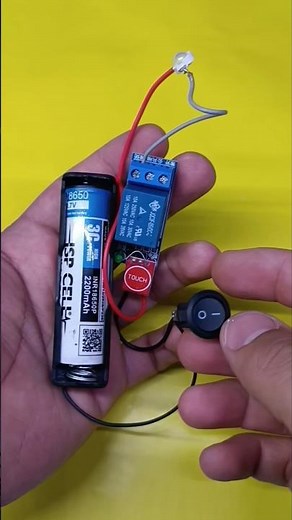 5V Touch Switch with Relay - Smart Control Made Easy! 👆🔧 #Shorts