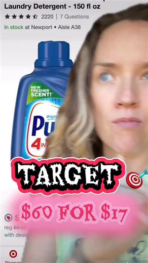 Here’s how you can score $60 in products including PRX laundry detergent for $17 making each item just $1.70 each for the week of November 2 through November 8 shipped to Home! If you love easy digital couponing deals hit that all button so you never miss a deal #TargetDeals #TargetCoupon #CouponingDealsThisWeek #HowToSaveMoney #CouponingForBeginners ￼ | Raecoupons