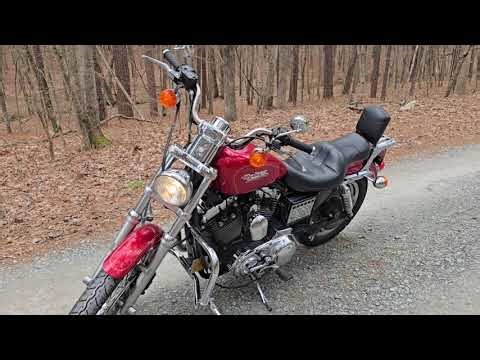 1996 Harley Davidson Sportster 1200 Custom, 2" drag pipes 