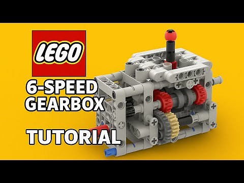 LEGO 6-speed Transmission (Tutorial)⚙️