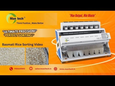 Perfect Basmati Sorting! Watch How Manitech Delivers Premium Quality Rice