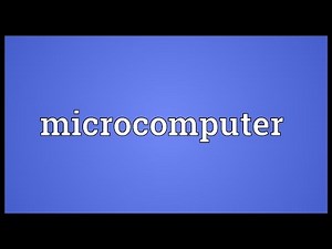 Microcomputer Meaning