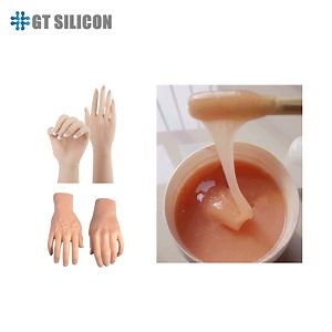 [Hot Item] Skin or Translucent Color Platinum Cure Liquid Life Casting Silicon Rubber for Prosthetic/Foot/Hands Making