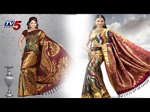 Collection Of Pattu Sarees With New Fancy Models | Snehitha : TV5 News