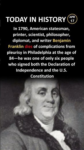 What Did Ben Franklin Die Of?